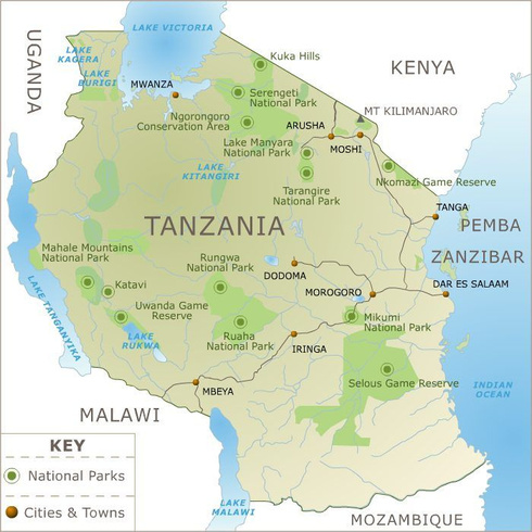 Tanzania tourism sites